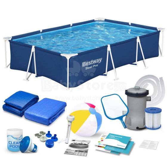 Bestway 56404N 300 x 201 x 66 cm rāmis baseins 16 in 1