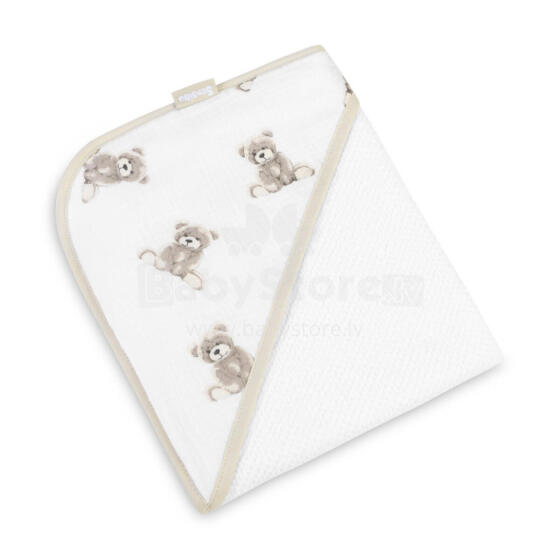 BATH COVER TERRY 100X100 TEDDY WHITE