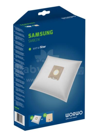 WORWO  Vacuum bags SAMSUNG VP-95B / set 4 + filter / SMB01