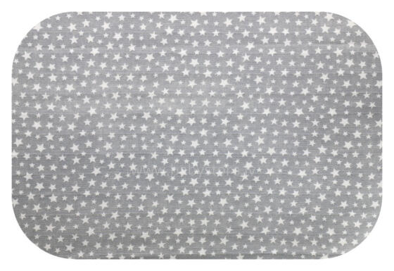 Autiņš - 25899 - TETRA PRINT - EGA - LUX - ZVAIGŽŅU KOPUMS - PELĒKS/BALTS fons - izmērs 70x80 cm