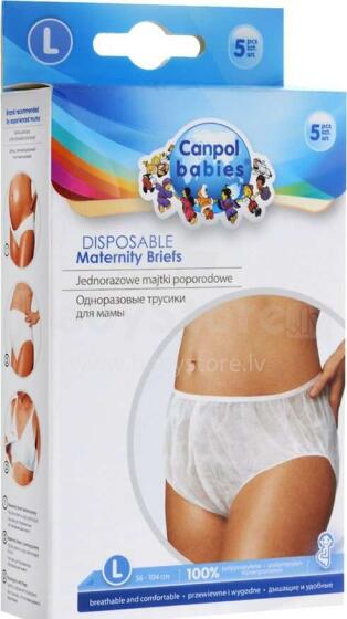 Canpol Babies Art. 9/599 Vienreizlietojamās biksītes pēc dzemdībām, L, (5 gab.)