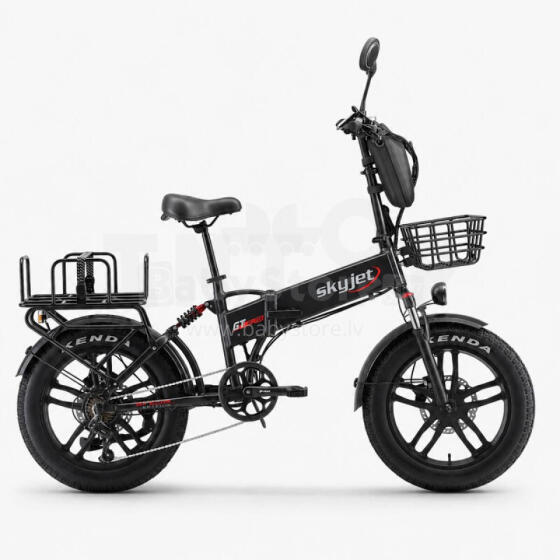 Saliekamais elektriskais velosipēds Skyjet GTIII PRO PLUS Black