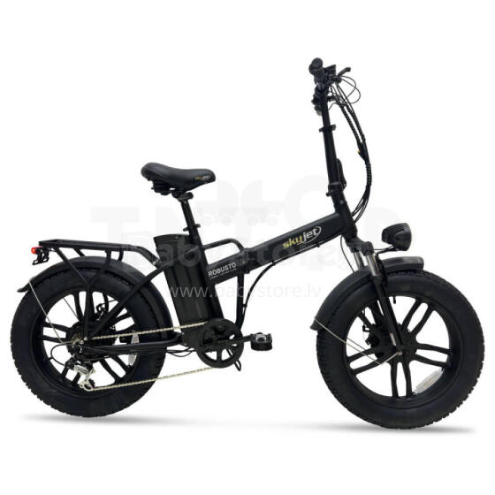 Saliekamais elektriskais velosipēds Skyjet Robusto Black