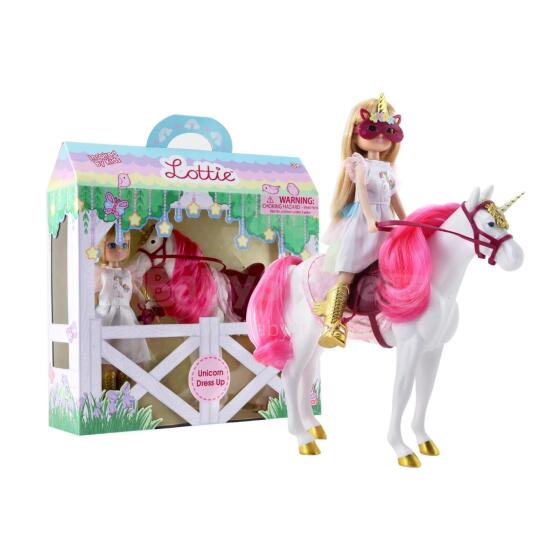 Lottie lelle ar Vienradža zirgu