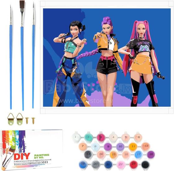 Pop Painting by Numbers Huntrix Art.299483 Рисуй по номерам
