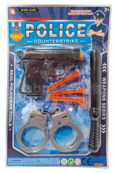 POLICIJAS KOMPLEKTS AR GUMIJU