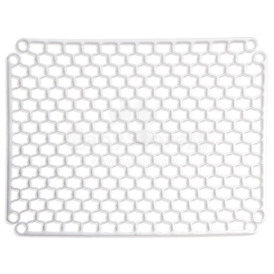 Sink mat M 32x32x0.3cm white
