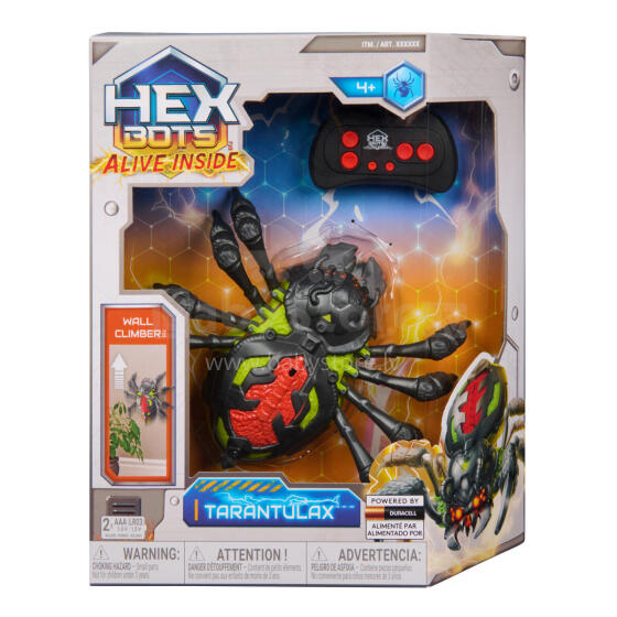 HEX BOTS интерактивная игрушка Паук-ползун по стенам