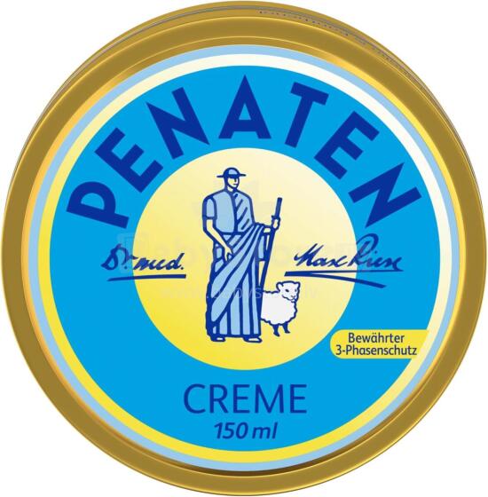 Penaten Ultra Wound Protection Cream Zinc Oxide Art.299912 Крем для защиты от ран для новорождённых от 0+ мес,150мл