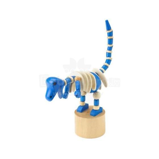 Kids Krafts Dinosaur Push Puppets Art.WD186 Танцующие Деревянные Марионетки, 1 шт.