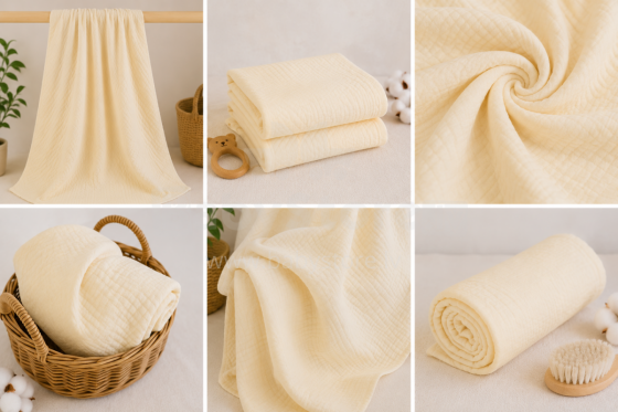 Yukkidds Muslin Cloths Art.299921 Green Leaf Augstākās kvalitātes muslina autiņš no bambusa , 1 gb. (60x60 cm)