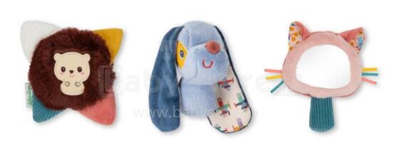 Sensory rattle set in a giftbox - Jules (3 pcs.)