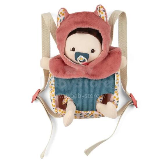 Fabric doll - Baby Jeanne and baby carier