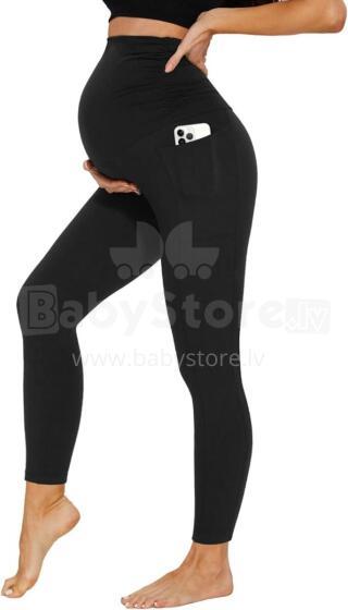 Maternity Leggings Art.300414 Black Leggingi grūtniecem