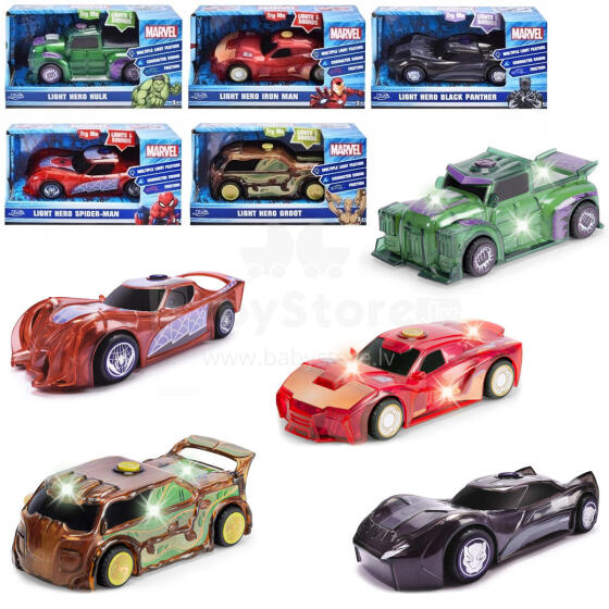 AUTO MARVEL MIX 5 WZORÓW ŚWIATŁO DŹWIĘK