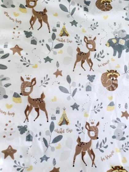 Autiņš flaneļa  ar vaskadrānu DEER&amp;Company 50x60 cm (4241)