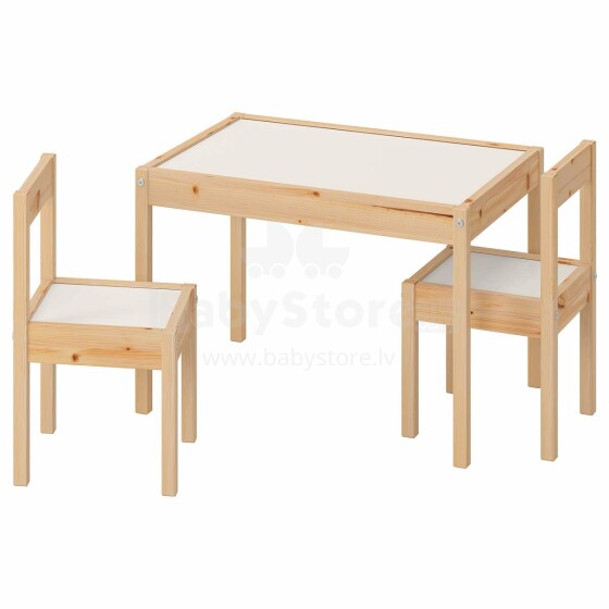 Latt Art.501.784.11 Vaikų baldų komplektas Stalas ir 2 kėdės