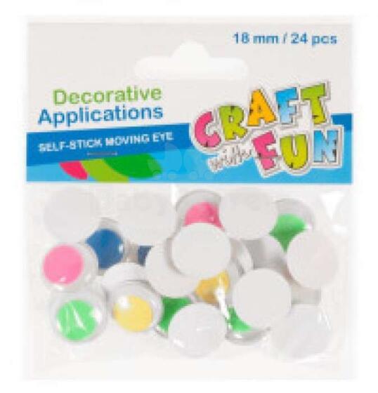Craft With Fun  Rokdarbu radošais komplekts  Dekoratīva aplikācija Actiņas