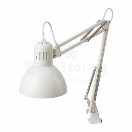Ikea Tertial Art.703.554.55 Įleidžiama stalinė lempa balta