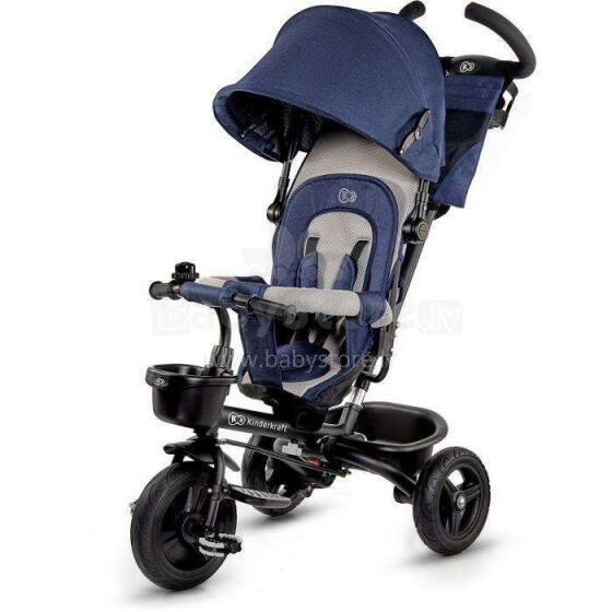 KinderKraft'18 Aveo Art.KKRAVEOBLUE0000 Blue Bērnu trīsritenis 3in1