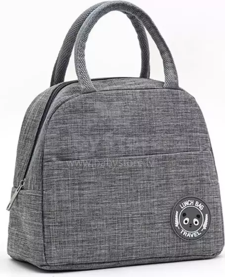 Kids Severno Thermal Bag Art.3187 Grey Thermal breakfast bag, for food, for insulating lunch