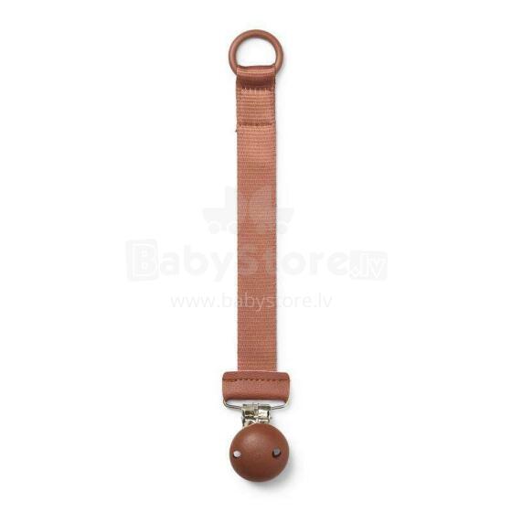 Elodie Details Pacifier Clip Wood - Burned Clay Клипса для пустышки