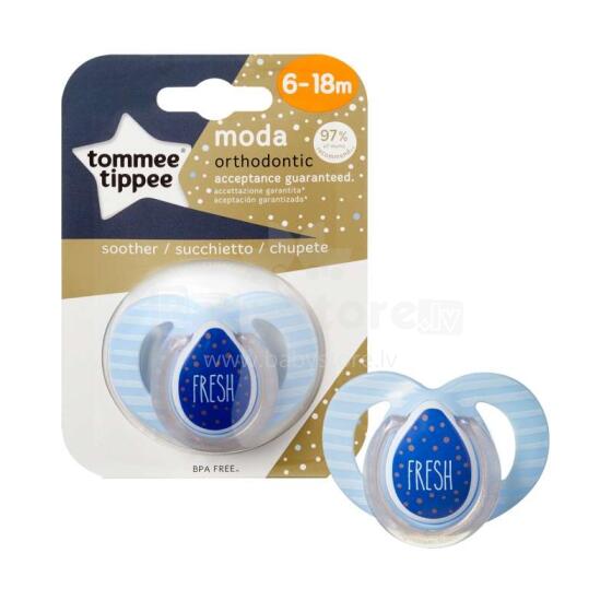 Tommee Tippee Moda Art.4333897 Silikona  māneklis 6-18mēn