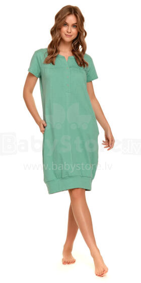 Doctornap  Cotton Night Dress Art.4348  Kokvilnas naktskrekliņš grūtniecēm/barošanai