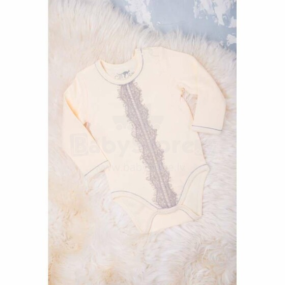 Сango Art. KGAW-033 Creamy Zīdaiņu Bodijs ar garajām piedurknēm (izm. 68-80 cm)