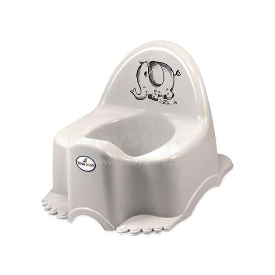Podiņš muzikālais ECO ELEPHANT grey Tega Baby PO-057