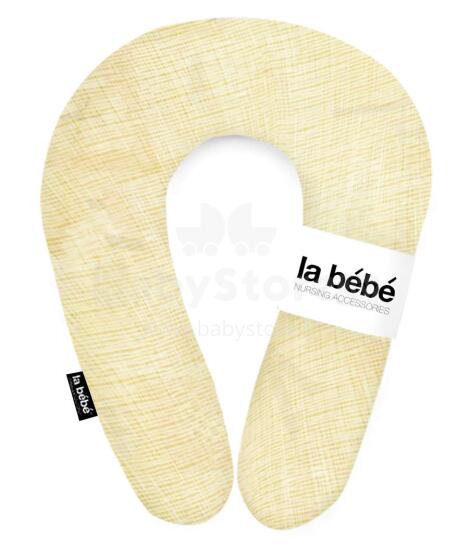 La Bebe™ Snug Cotton Nursing Maternity Pillow Art.3316 Olive green 20*70cm