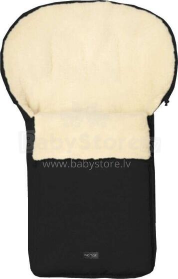 Womar S6 Classic Art.3-Z-SW-S6-017 Black Ratu guļammaiss ar aitas vilnas oderi