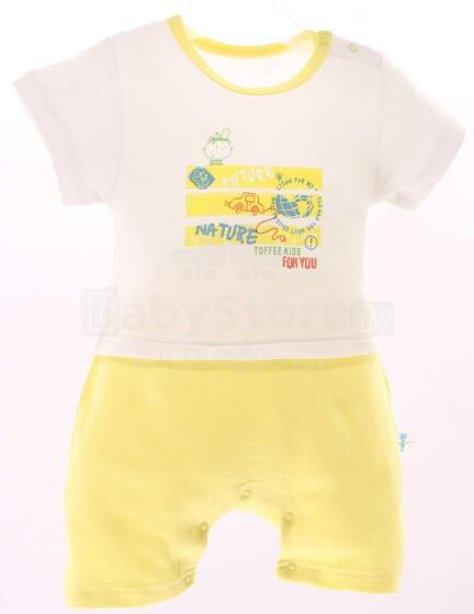 ToffeeKids Art.458537 Детские Бодики с коротким рукавом из чистого хлопка
