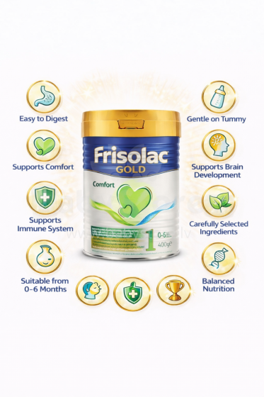 Frisolac Gold Comfort 1 FA51 молочная смесь - диетическое питание для детей от 0-6 мес. 400г