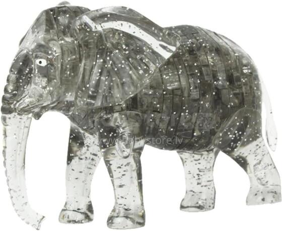 Crystal Puzzle Elephant Art.34087 Kristāla  3D Puzles