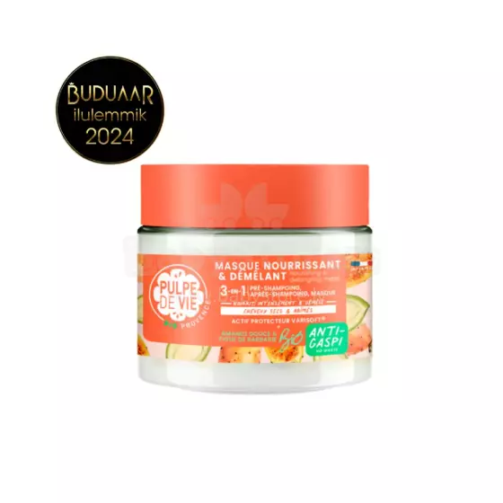 Pulpe De Vie Hair Mask Art.34584 Milky Dream 3in1 mitrinoša un atšķetinoša matu maska sausiem un sprogas matiem, 300 ml