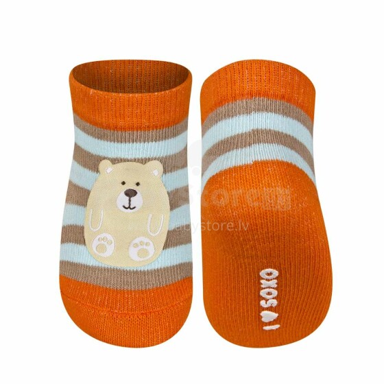 SOXO Baby Art.58286 - 6 AntiSlip ABS Infant socks