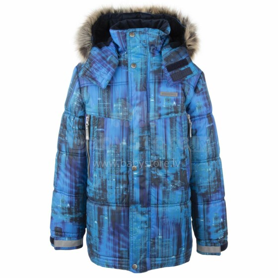 Lenne'21 Shaun Art.20367/6001 Тёплая зимняя куртка - парка для мальчика с мехом