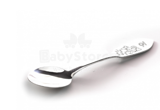Silver Art. STK12212120 Bērnu sudraba karote Mežāzis
