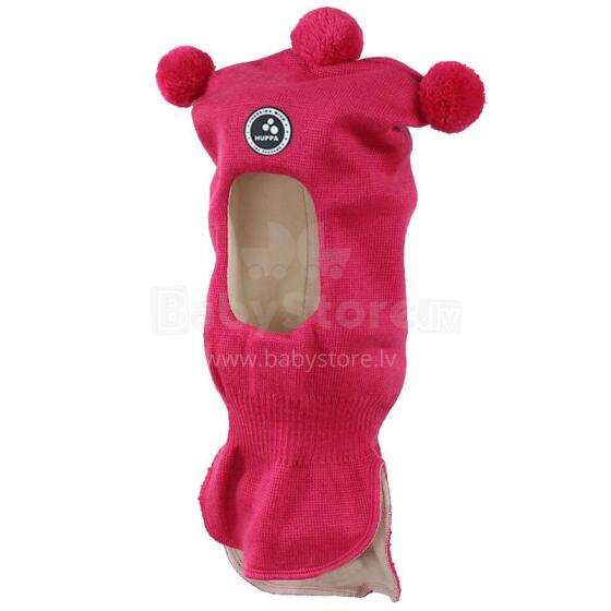 Huppa'21 Coco 2 Art.85070200-70063  Детская вязаная шапка-шлем с хлопковой подкладкой