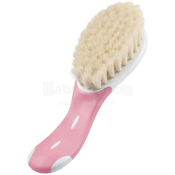 Nuk NP-0111 Art.1522 Babybrush pink  Zīdaiņu matu ķemme
