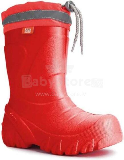 Lemigo Grizzly Art.835-06 Red Ekstra viegli bērnu ziemas zābaki ar noņemamu termo siltinājumu: līdz -30C (  32/33)