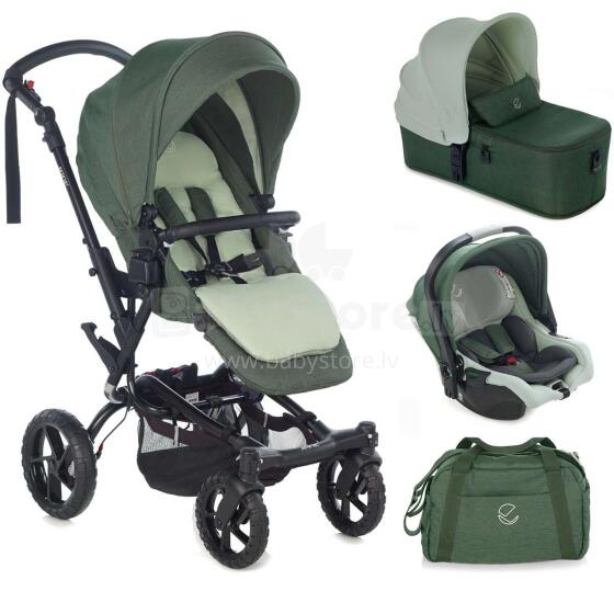 Jane Crosswalk R Micro Koos Isize R1 Art.5575 U08 Forest Green Ratiņi trīs vienā