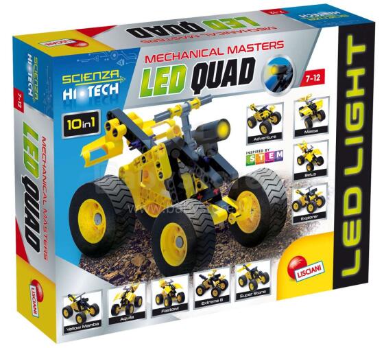 Lisciani Giochi Led Quad Art.65875	 Konstruktors 10 in 1