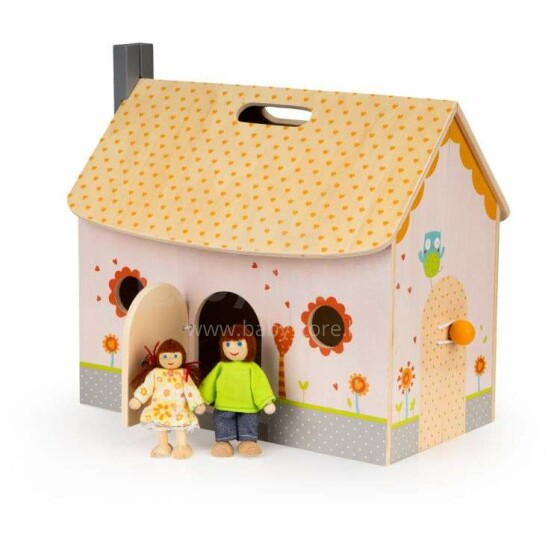 Eco Toys Doll House Art.4139 Koka majiņa