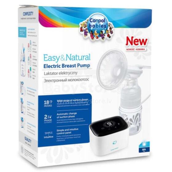 CANPOL BABIES Easy & Natural, 12/207молокоотсос