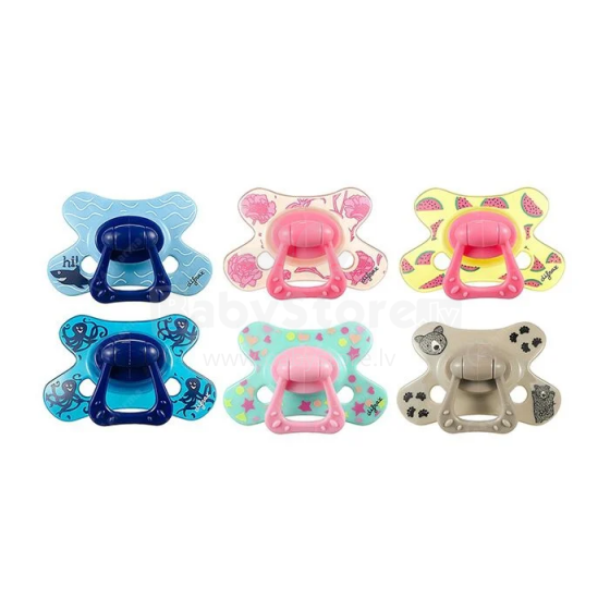 Difrax Art.800 Soother Dental + ring (6+ months)