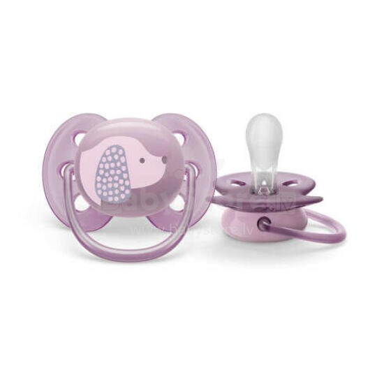 Philips Avent Ultra Soft  Art.SCF092/05 Пустышка силиконовая 6-18м,(1 шт.)