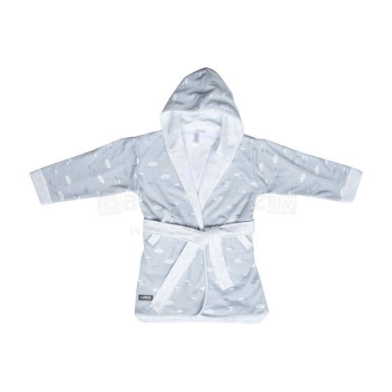 Luma Bathrobe Art.L01619 Lovely Sky  Детский махровый халатик с капюшоном