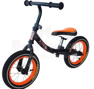Aga Design Schumacher Kid Reverse Art.HD-079 Orange Bērnu skrējritenis ar metālisko rāmi un piepūšamajiem riteņiem